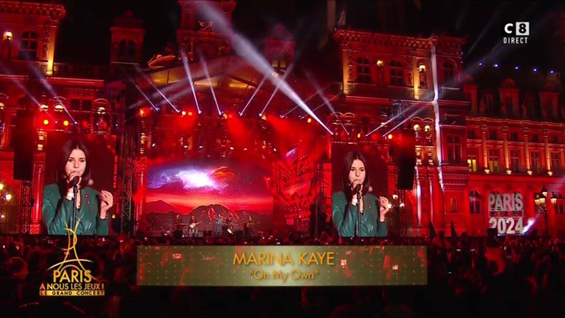 Marina au Grand Concert pour les JO Paris 2024